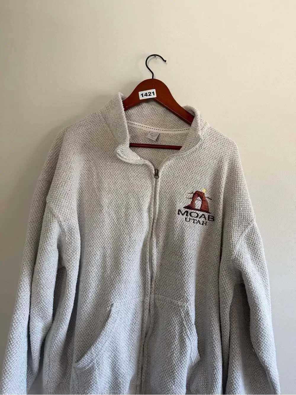 Moab Utah Ragwear Full Zip Knit Jacket | Outdoorsy Desert Granola